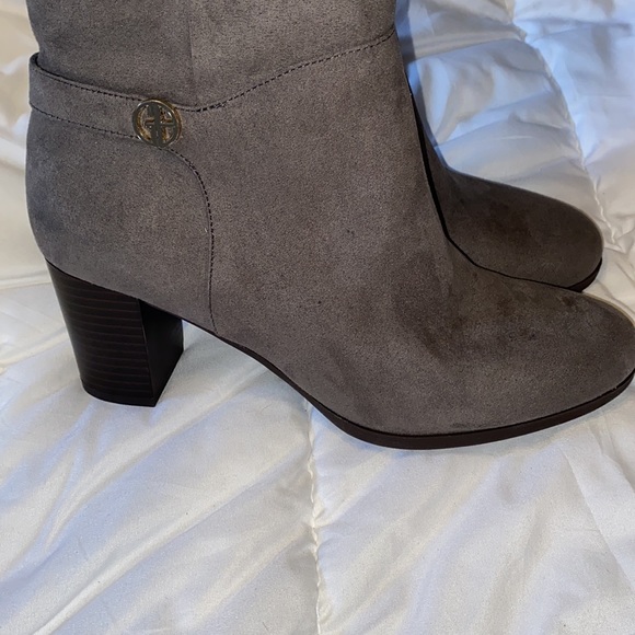 Giani Bernini Adonnys Gray Memory-Foam Dress Boots New - Picture 7 of 13